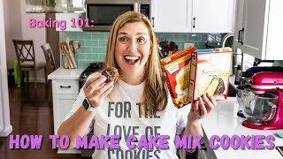 How to make Cake Mix Cookies with ANY mix and ANY flavor [upl. by Eissac]