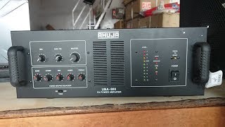 AHUJA UBA800 POWER AMPLIFIER UNBOXING amp REVIEW [upl. by Harehs]