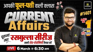 6 March 2024 Current Affairs  Current Affairs Today 1401  Kumar Gaurav Sir [upl. by Ahsilrak999]