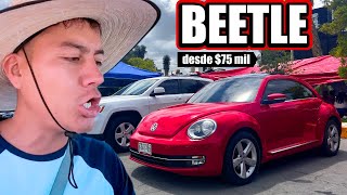 Especial Súper BEETLE ofertas desde 75 mil pesos en el Tianguis de Autos Pachuca 2024 [upl. by Dacie]