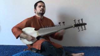 Arnab Chakrabarty Sarod playing a virtuoso Kedar alap [upl. by Annayk40]