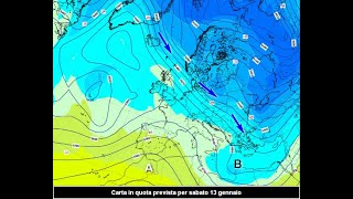 METEO fino al 14 gennaio 2024 e tendenza successiva [upl. by Eisenberg]