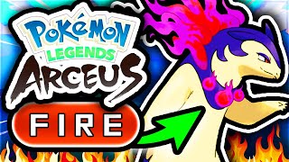 Can You Beat Pokémon Legends Arceus Using ONLY FIRE TYPES [upl. by Sankaran]