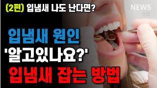 건강정보 입냄새원인 2편ㅣ입냄새 걱정되나요 구취 없애는 방법 입냄새 구취 건강정보 [upl. by Erde]