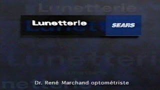 Pub Québec  Lunetterie Sears  2002 [upl. by Landrum]