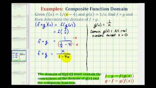 Ex 3 Domain of a Composite Function [upl. by Robison]