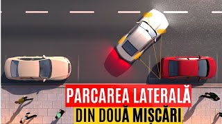 Parcarea LATERALĂ din Două Manevre pe înțelesul TUTUROR  Școala De Șoferi [upl. by Mechling679]