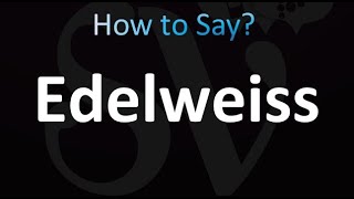 How to Pronounce Edelweiss correctly [upl. by Pierre]