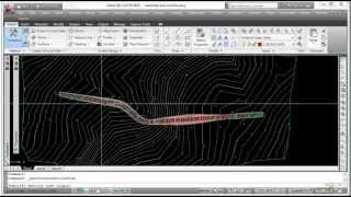 AutoCad Civil 3D  Creating Cross Sections [upl. by Adnotal]