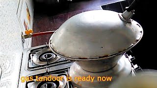 5 MINUTE TANDOORI ROTI IN GAS TANDOOR  BAATI OVEN by hogajaroor [upl. by Seavir]