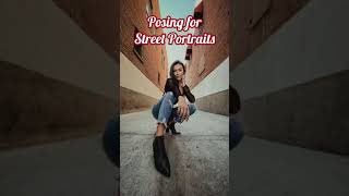 EASY Poses for Street Portraits Shorts [upl. by Irtimed]