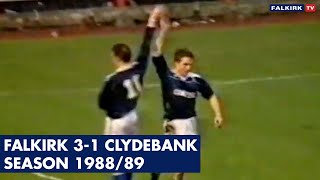 Falkirk 31 Clydebank  198889 [upl. by Terrell]