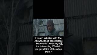 My Thoughts On The Acolyte Series So Far theacolyte starwars starwarstheacolyte shorts review [upl. by Naic]