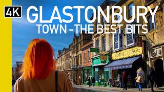 Glastonbury Somerset  Guided Tour of the Town and Festival amp the history of Glastonbury [upl. by Wylen]