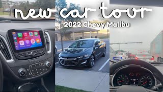 I GOT A NEW CAR ✨ Car Tour  2022 Chevy Malibu [upl. by Analah434]