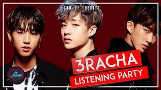 Listening Party 3RACHA Reaction  FIRST LISTEN [upl. by Vi]