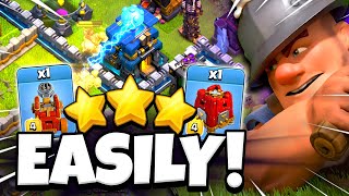 2 EASY Ways To 3 Star with TH12 Hybrid Attack Clash of Clans [upl. by Annawit817]