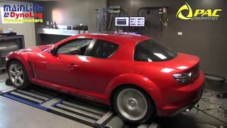 Pac Performance RX8 Stage 2 Upgrade Dyno Run [upl. by Marks]