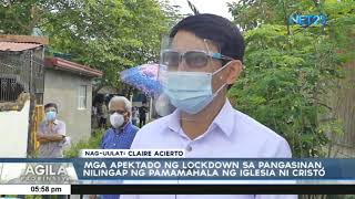 Mga apektado ng lockdown sa Pangasinan nilingap ng Pamamahala ng Iglesia Ni Cristo [upl. by Domenic]