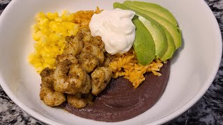 Blackened Shrimp Burrito Bowls [upl. by Thgiwd415]