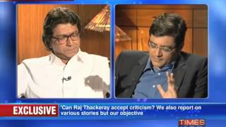 Raj Thackeray on Frankly Speaking with Arnab Goswami Part 10 of 14 [upl. by Edia]