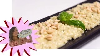 Risotto Con Pesto alla Genovese  Le Ricette di Alice [upl. by Onahpets36]