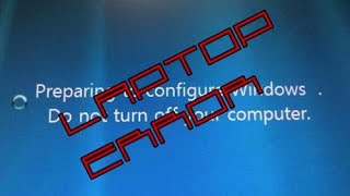 Laptop Error quotPreparing to configure windows Do not turn off your computerquot [upl. by Balbinder]