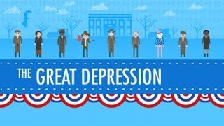 The Great Depression Crash Course US History 33 [upl. by Arihsan897]