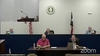 Aransas County Commissioners Court  Regular Meeting [upl. by Rosenbaum149]