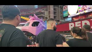 sparkle smash  monsterjam  monster jam Glendale az 2024 [upl. by Adnoval]