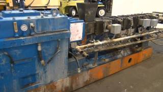 Used Werner amp Pfleiderer 92mm Twin Screw Extruder  stock  43787001 [upl. by Aldercy]