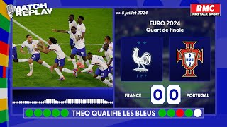 Euro 2024  FrancePortugal le replay RMC de la séance de tirs au but [upl. by Conlee]