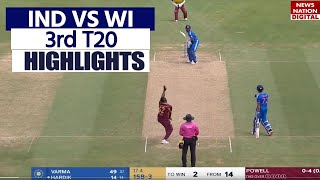 Ind vs Wi 3rd T20 Highlights India vs West Indies 1st T20 Full Highlights  Ind Vs WI Highlights [upl. by Judd]