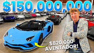 150000000 Exotic Car Collection [upl. by Artinek]