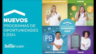 Nuevos Programas de Oportunidad Betterware 2024 [upl. by Japha]