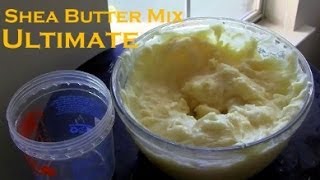 Hair 101 The Ultimate Howto Shea Cocoa Butter Mix [upl. by Beckerman]