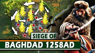 Battle of Baghdad 1258  How did the Mongols Destroy Baghdad in 1258 [upl. by Daveda969]