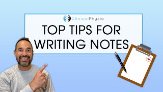 How to Write Medical SOAP Notes  Expert Physio Explains Top Tips [upl. by Marlen]