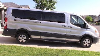 Ford Transit 12 Passenger Van Review  Is it good for Family Trips [upl. by Nuawd]