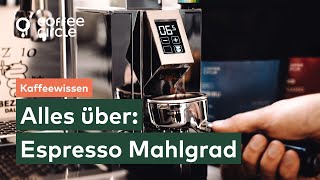 Der perfekte Mahlgrad für Espresso  Coffee Circle [upl. by Behl]