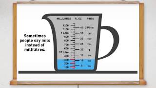 Beginner m Measuring capacity and reading scales converted [upl. by Manara]