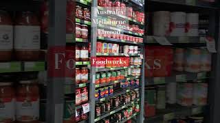 Australia  foodworks  Melbourne groceryshopping pasta indianfood milk foodworks Elwood [upl. by Lehsreh]