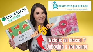 DocMorris Für dich Box vs Medikamente per Klick Box Frühjahr 2021  Unboxing amp VERLOSUNG [upl. by Assened739]