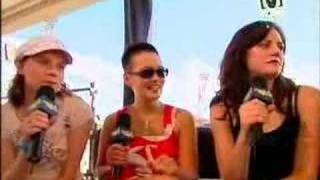 The Donnas  Backstage Interview [upl. by Eslehc402]