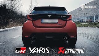 GR YARIS AKRAPOVIC EXHAUST [upl. by Buke3]