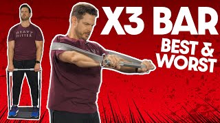 X3 BAR WORKOUT SYSTEM  Does the X3 Bar Actually Work best and worst exercises [upl. by High790]