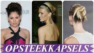 Kapsels trend 2018 opgestoken [upl. by Enilemme]