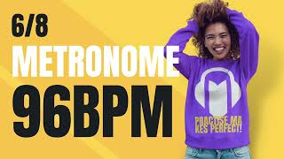 👉 68 METRONOME 96 BPM [upl. by Vannie9]