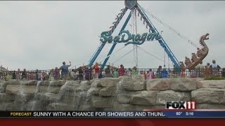 Bay Beach debuts new Sea Dragon ride [upl. by Smada]