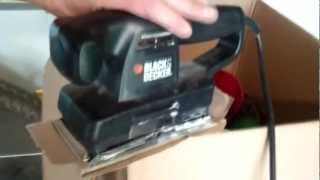 Keeping sandpaper on Black amp Decker sander [upl. by Ettelrahc907]